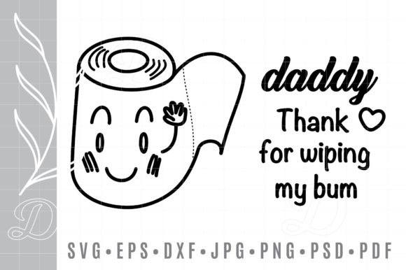 Dad Wiping Bum Embroidery Review