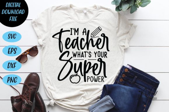 I’m a Teacher What’s Your Super Power Embroidery Review