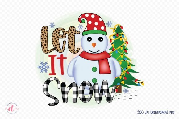 Let It Snow Snowman Sublimation Design Review