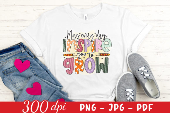 May Every Day Inspire You to Grow PNG