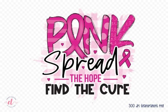 Pink Spread the Hope Find the Cure PNG Review