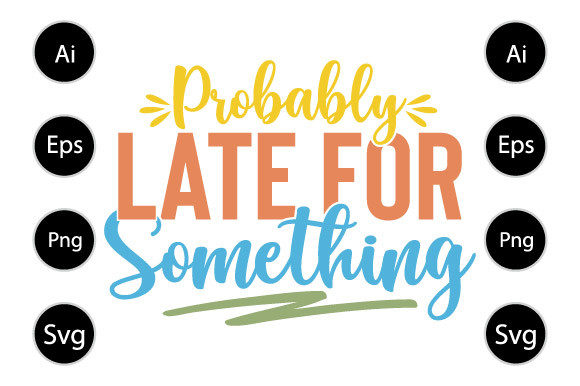 Probably Late for Something Embroidery Review