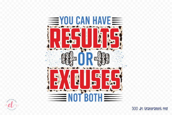 You Can Have Results or Excuses Not Both